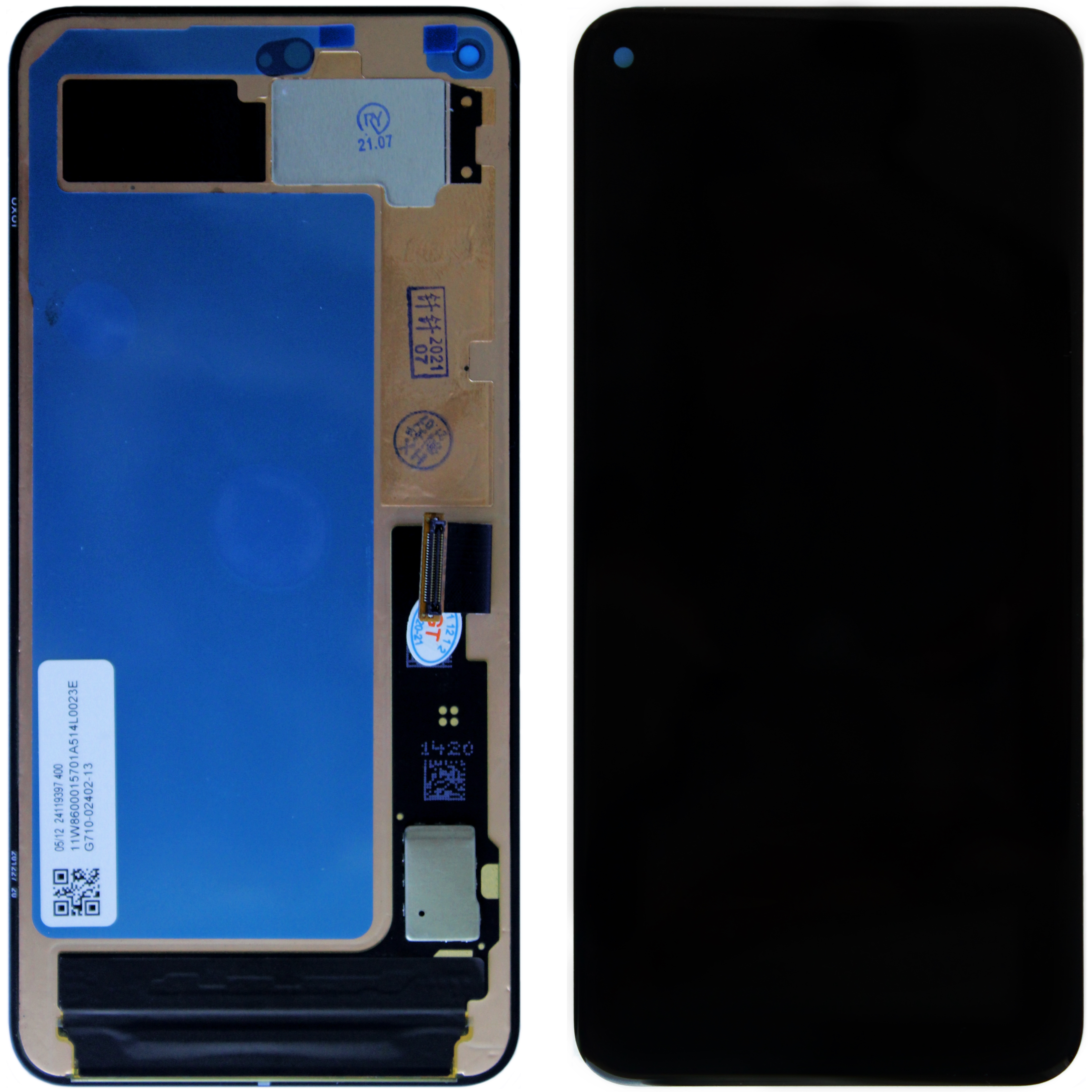 

Дисплей Google Pixel 5 complete Black (REF) Оригинал