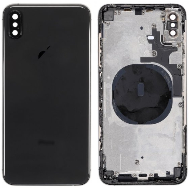 

Крышка задняя iPhone XS Max с рамкой Space Gray Copy