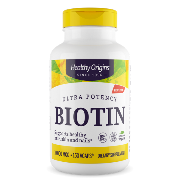 

Витамин В7 Биотин Biotin Healthy Origins 10000 мкг 150 капсул (HO064)