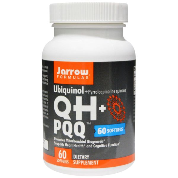 

Пирролохинолинхинон и убихинол Ubiquinol QH+ PQQ Absorb Jarrow Formulas 60 капсул (JF010)