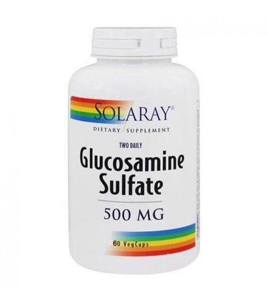 

Глюкозамин сульфат Glucosamine Sulfate Solaray 500 мг 60 капсул (SR015)