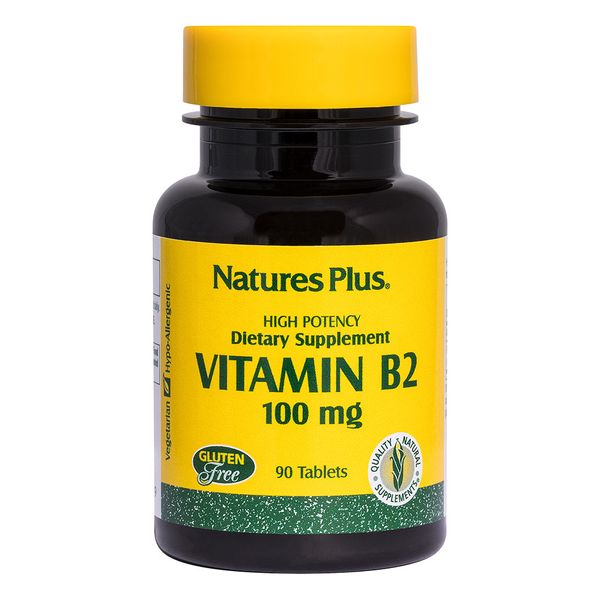 

Витамин В2 Рибофлавин Vitamin B2 Nature's Plus 100 мг 90 таблеток (NP031)