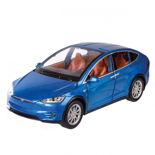 

Металлическая машинка Tesla Model X Тесла 1:22, Автопром, 7574ABC
