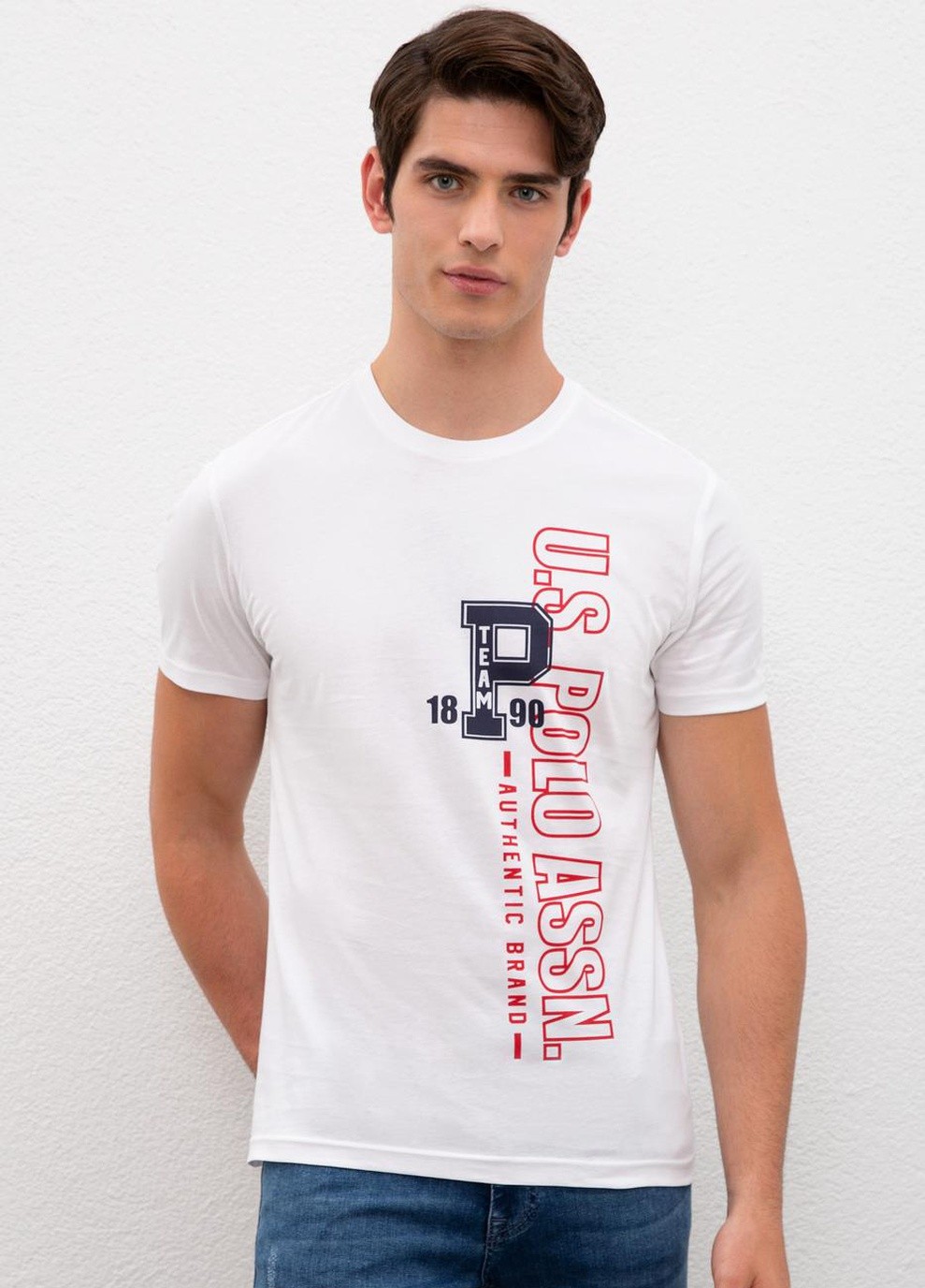 

Футболка мужская U.S. Polo Assn. Белый  (970482 VR013, Футболка мужская U.S. Polo Assn. Белый XL (970482 VR013)