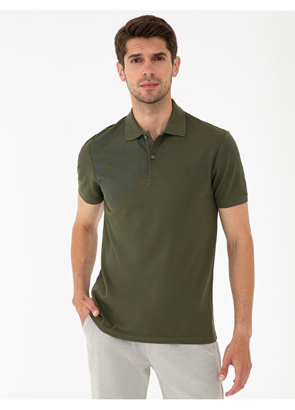 

Футболка мужская Pierre Cardin Хаки  (1315252 VR027, Футболка мужская Pierre Cardin Хаки S (1315252 VR027)