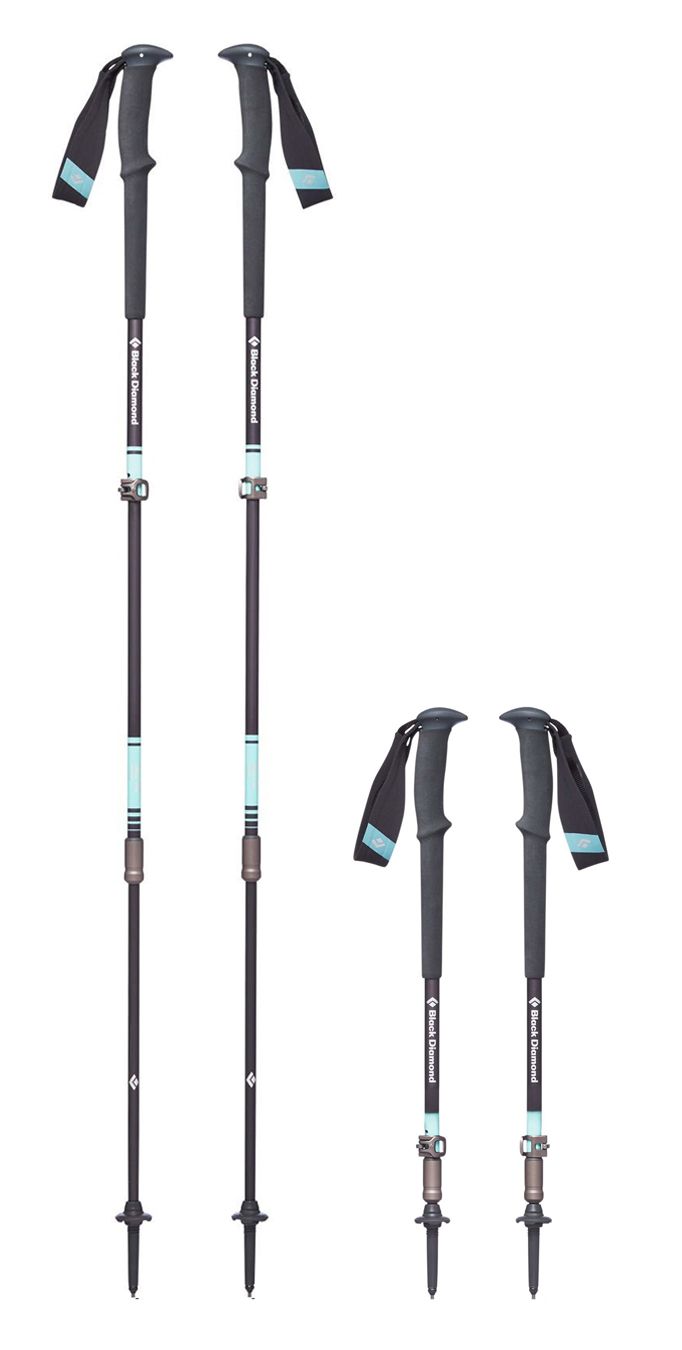 

Треккинговые телескопические палки Black Diamond W Trail Pro 59-125 см, Black (BD 112505.4020)