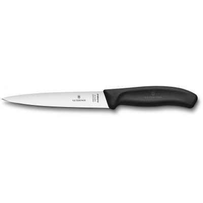 

Кухонный нож Victorinox SwissClassic Filleting Flex 16 см Black (6.8713.16B)