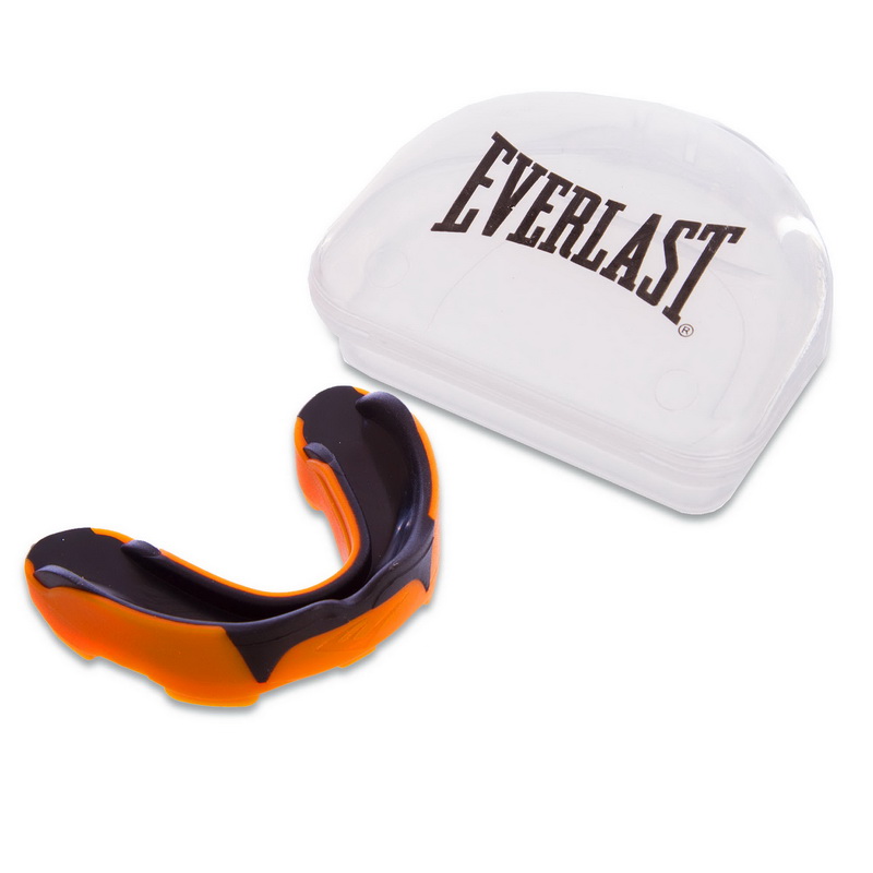 

Капа боксерская односторонняя EVERLAST Evergel Mouthguard 1400009 оранжевый