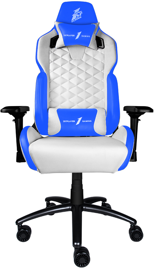

Кресло для геймеров 1STPLAYER DK2 Blue-White