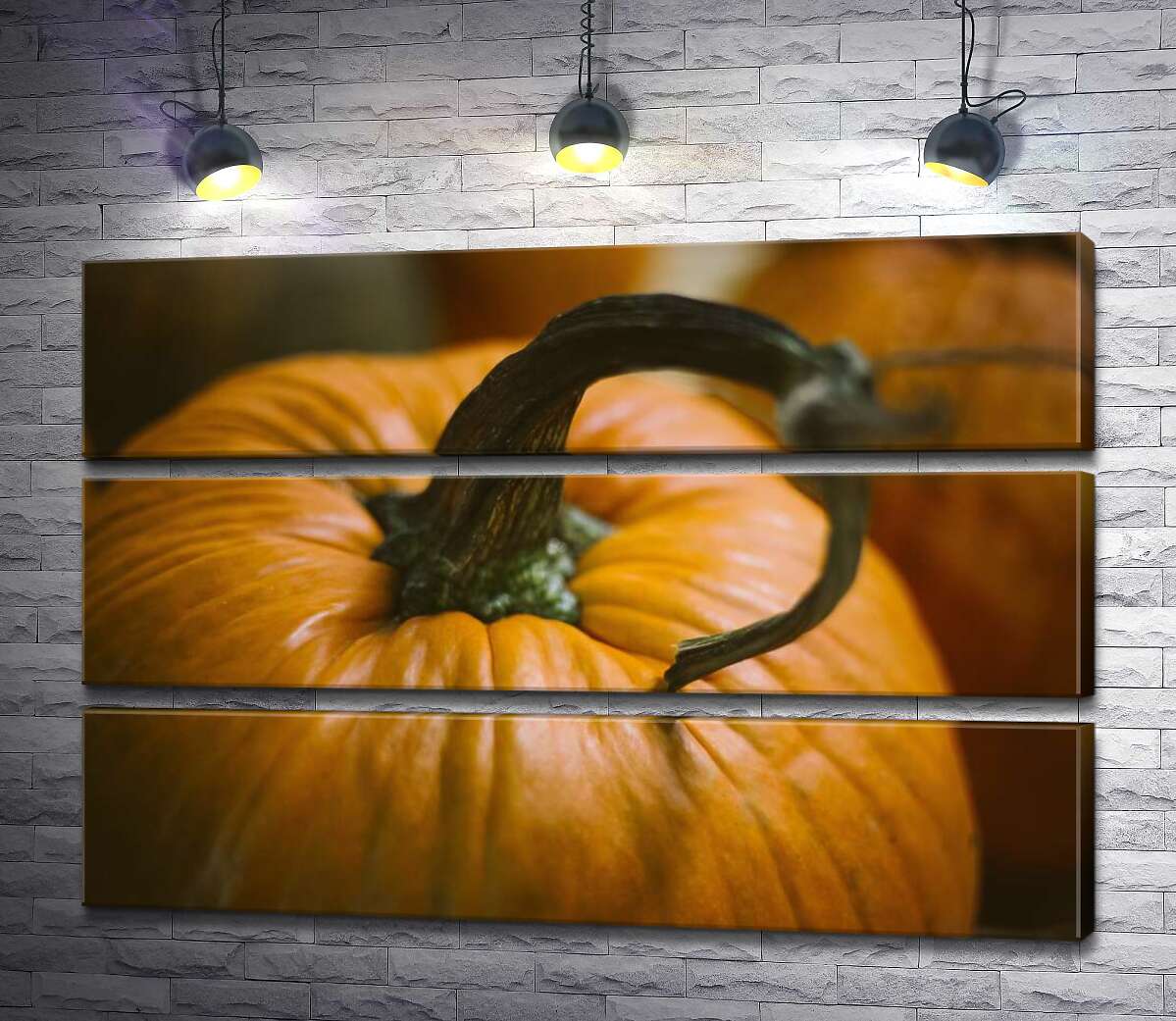 

Модульная картина ArtPoster Блестящие складки желтой тыквы 90x60 см Модуль №13