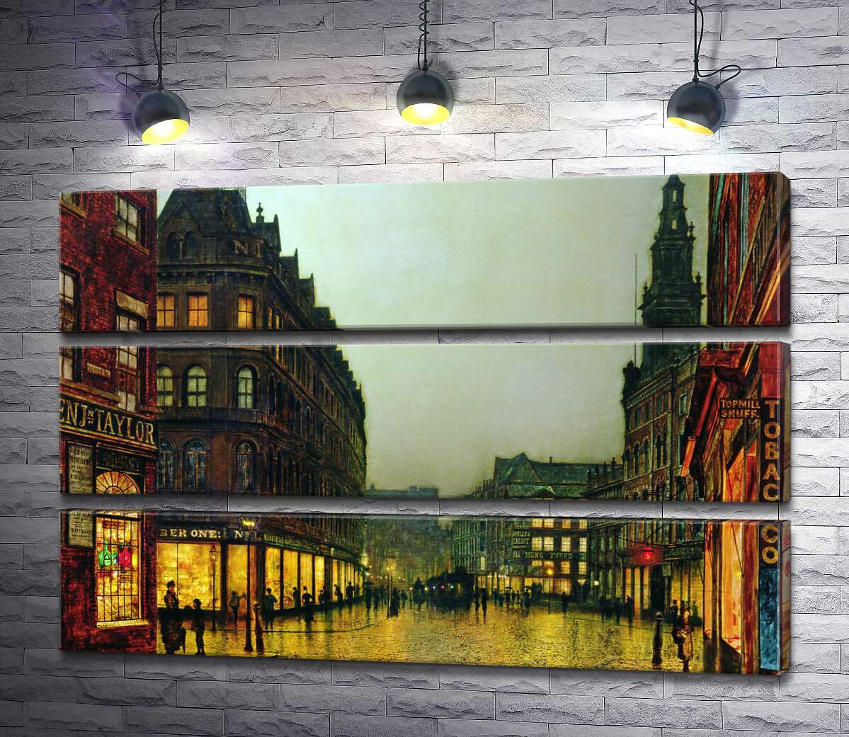 

Модульная картина ArtPoster Боар Лейн, Лидс (Boar Lane, Leeds) - Джон Эткинсон Гримшоу (John Atkinson Grimshaw) 92x60 см Модуль №13