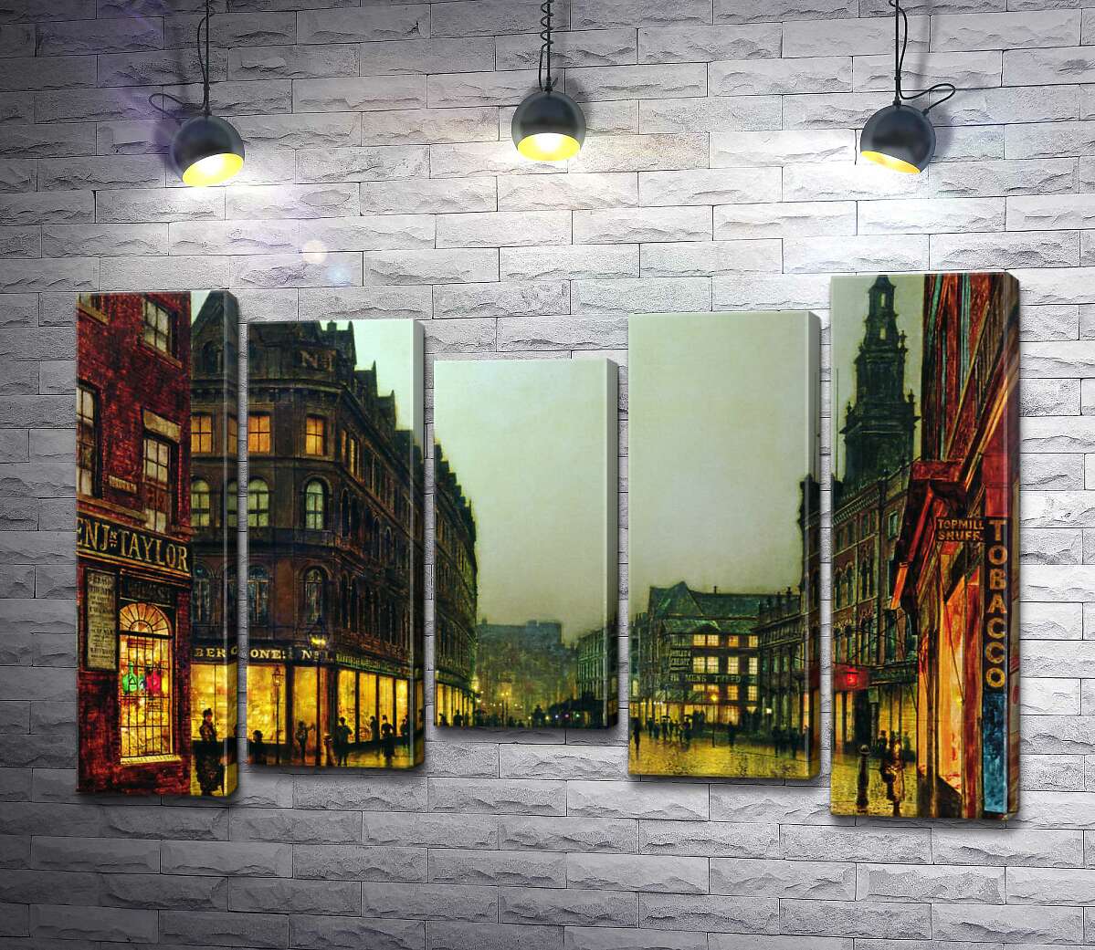 

Модульная картина ArtPoster Боар Лейн, Лидс (Boar Lane, Leeds) - Джон Эткинсон Гримшоу (John Atkinson Grimshaw) 100x67 см Модуль №28