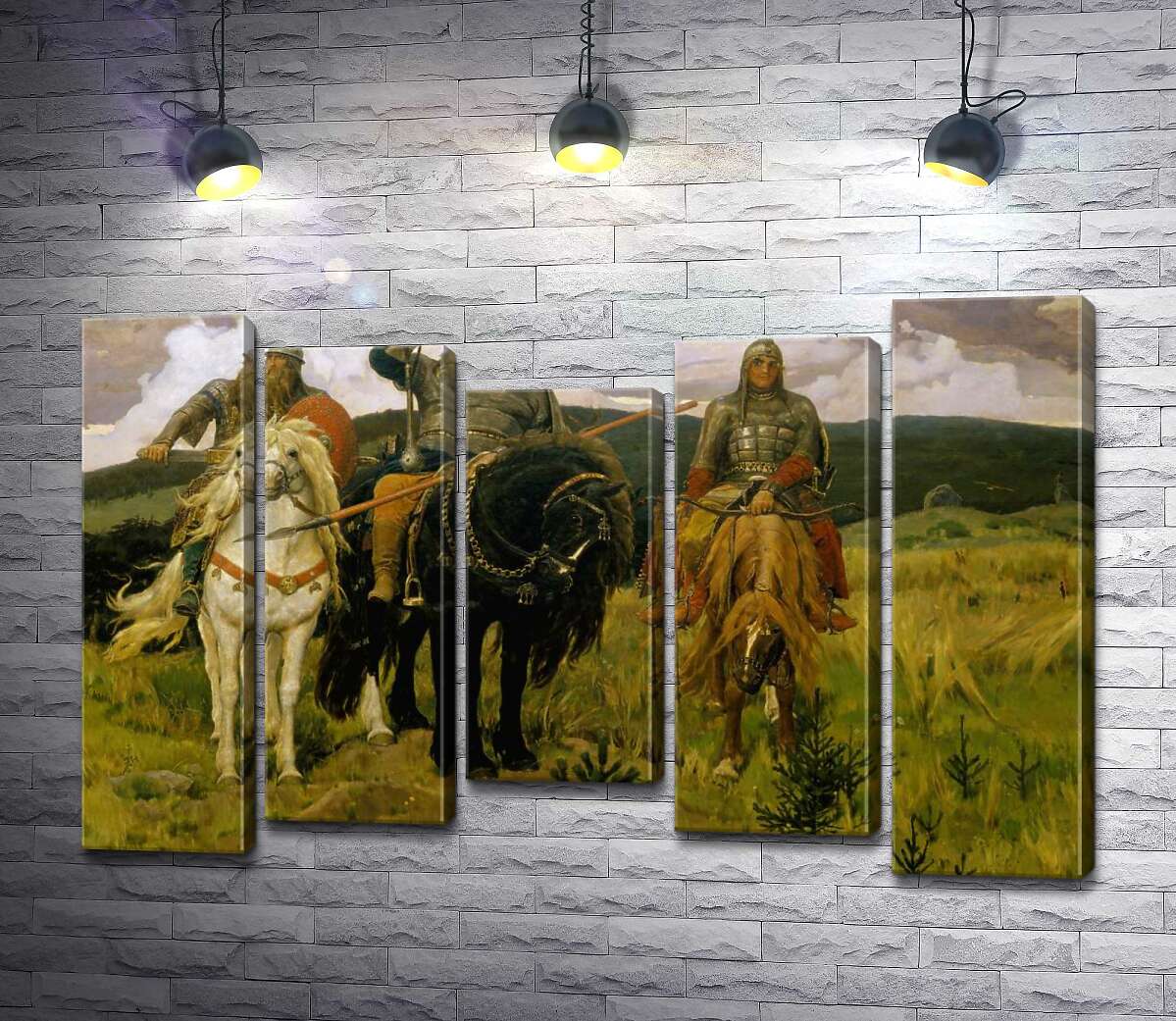 

Модульная картина ArtPoster Богатыри - Виктор Васнецов 130x86 см Модуль №28