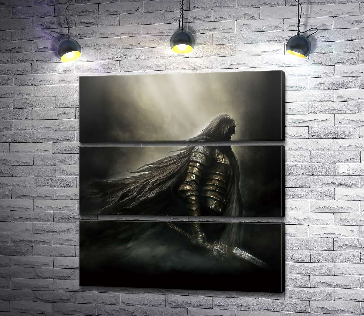 

Модульная картина ArtPoster Воин из видеоигры "Dark Souls" 57x60 см Модуль №13