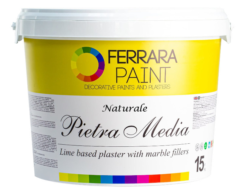 

Штукатурка "античный камень" FERRARA PIETRA MEDIA NATURALE декоративная 15кг