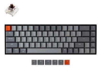 

Клавиатура Keychron K6 68 Key Gateron White LED Brown (K6O3_KEYCHRON), U1