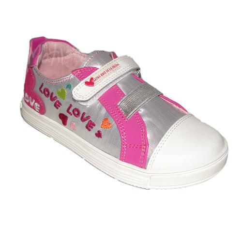 

Кеды для девочки Agatha Ruiz de la Prada 132932 серебристо- белые 26