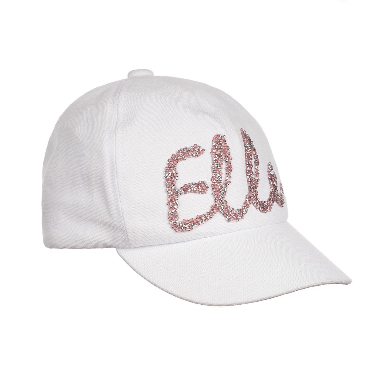 

Бейсболка для девочек elle GIAMO YLG07 белая 48-50