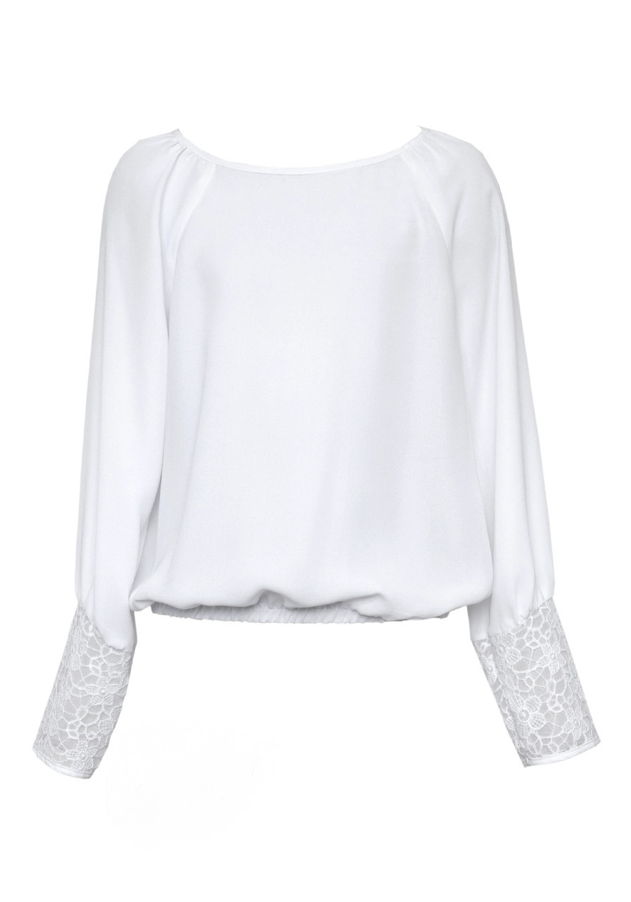 

Блузка для девочки SLY 124/S/18 белая 158