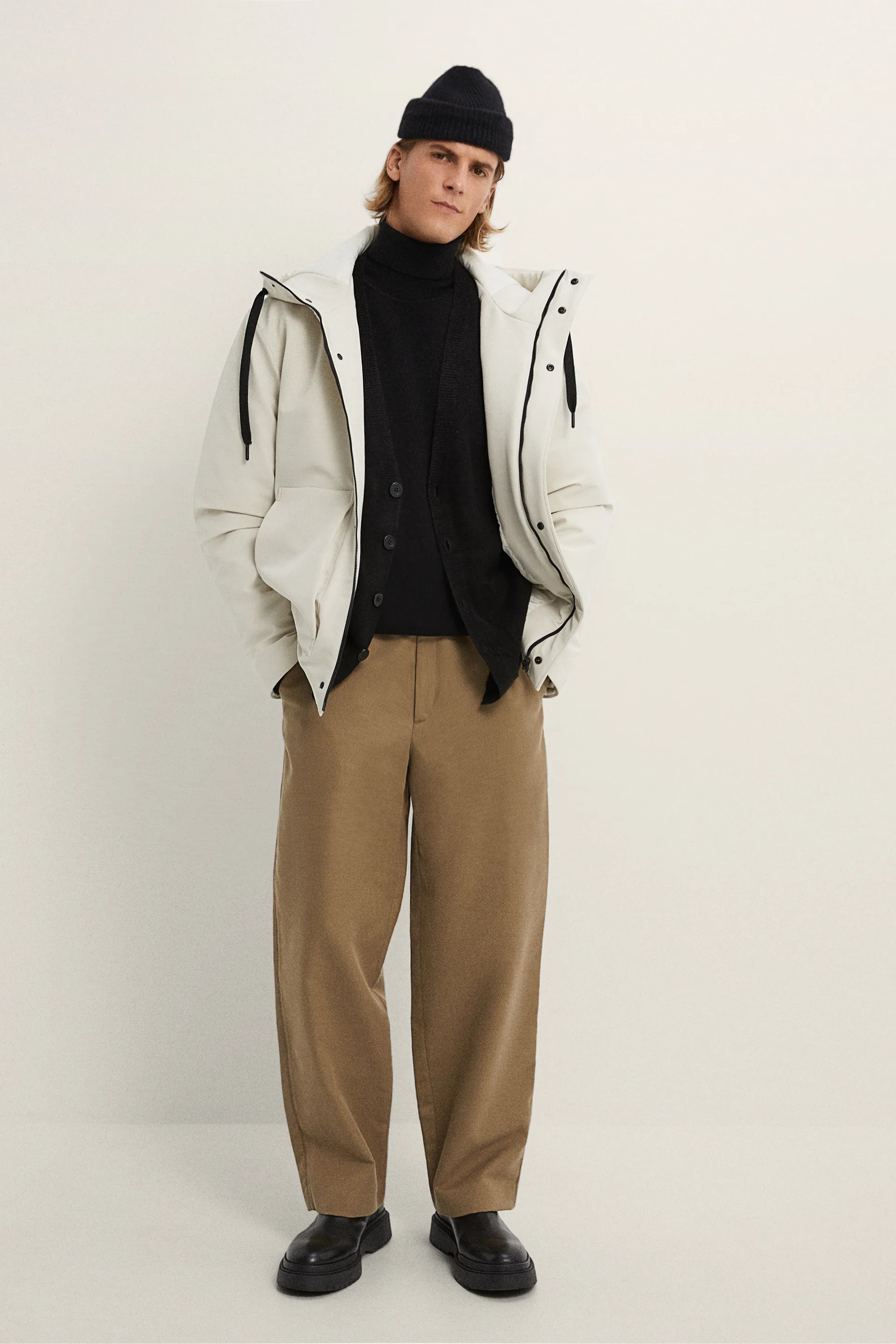 

Куртка Zara  молочный 8281359251, Куртка Zara L молочный 8281359251