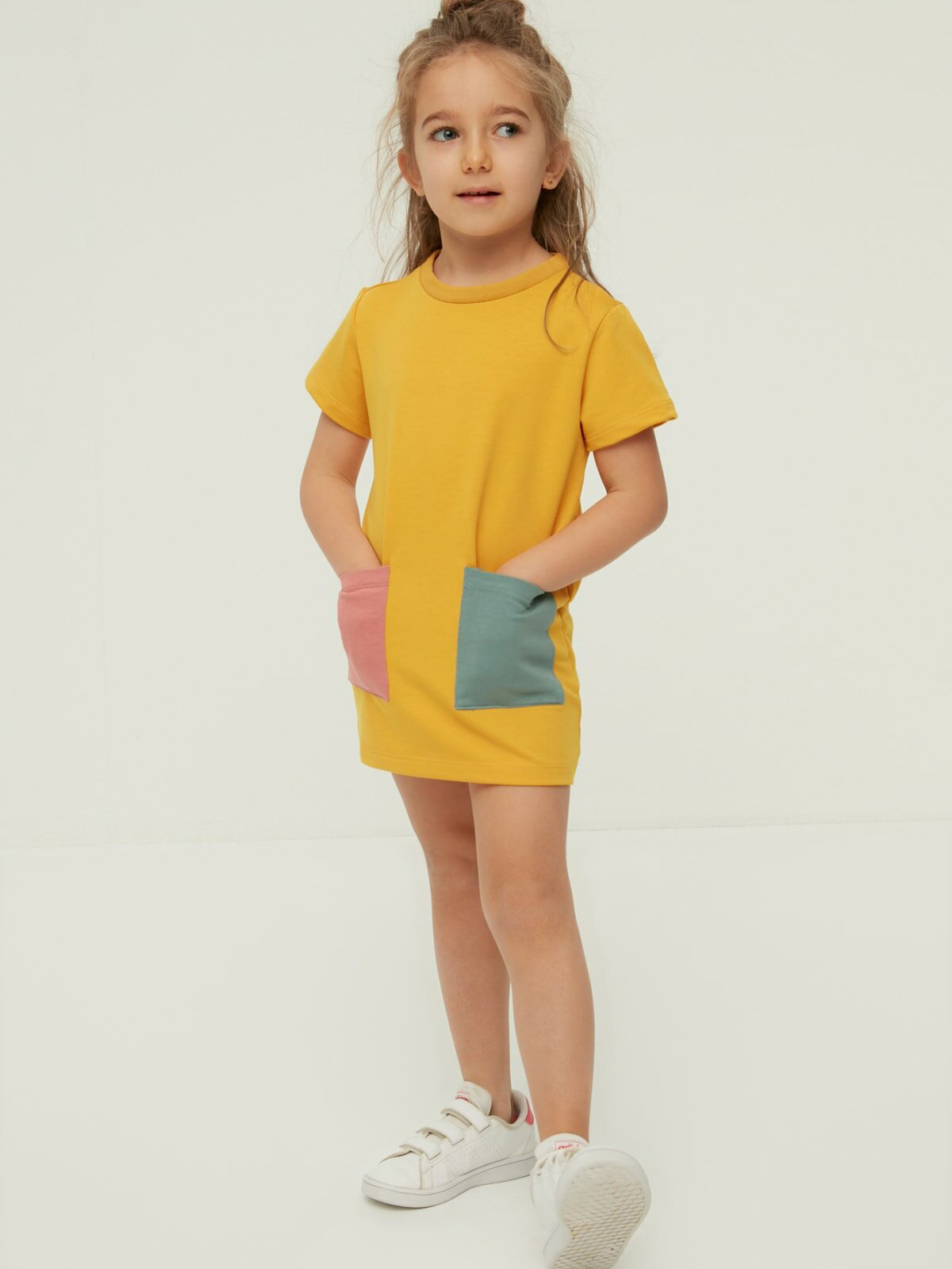 Акция на Дитяче літнє плаття для дівчинки Trendyol ТКДСС22ЕЛ0065 122-128 см Жовте от Rozetka