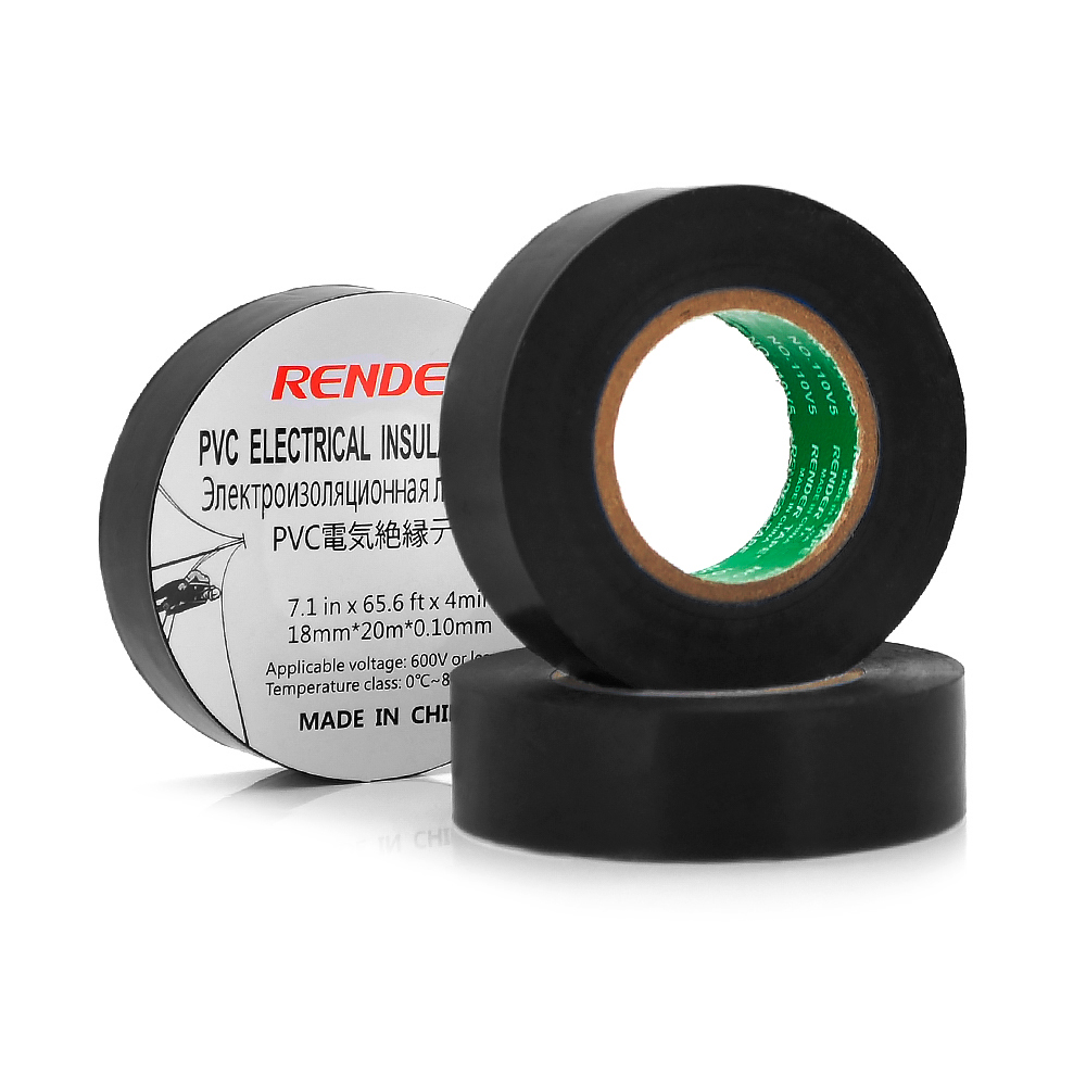 

Изолента RENDER 0,10мм*18мм*20м (черная)