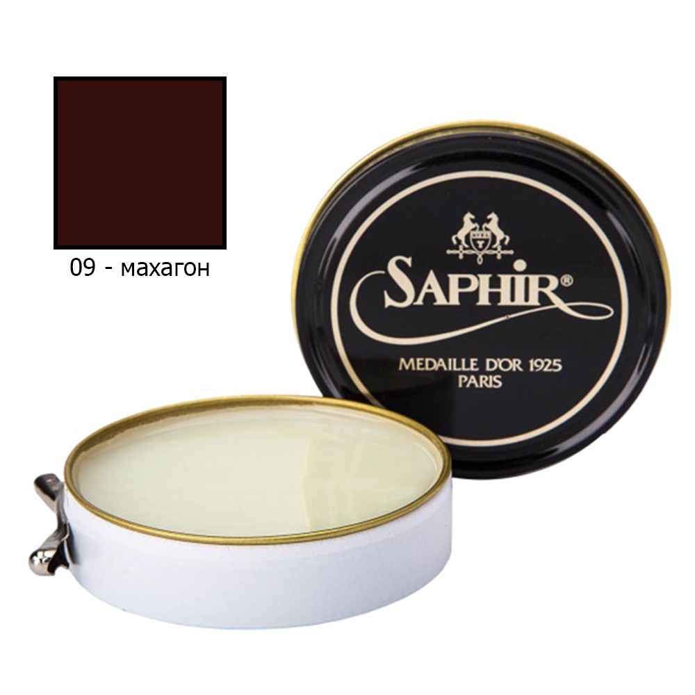 

Паста для обуви Saphir Medaille D'or Pate De Luxe 50 мл махагон