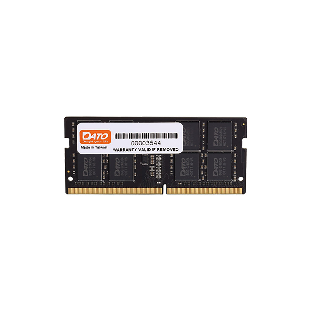 

Память DATO 4 GB SO-DIMM DDR4 2666 MHz (DT4G4DSDND26)