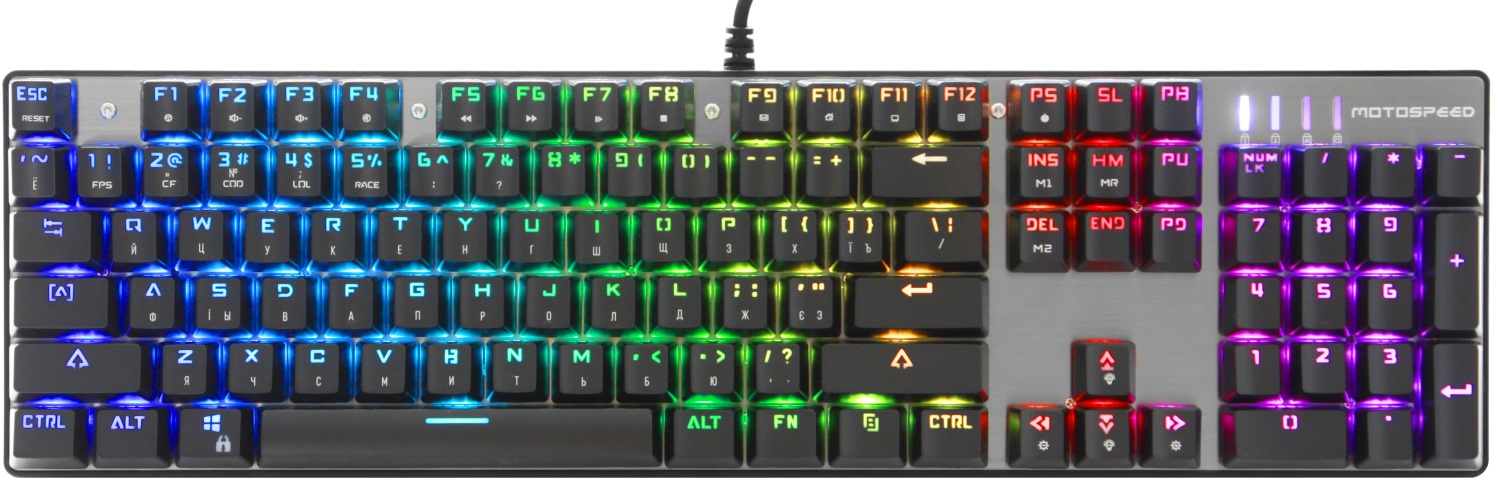 

Клавиатура Motospeed CK104 Outemu Blue RGB (mtck104cmb)