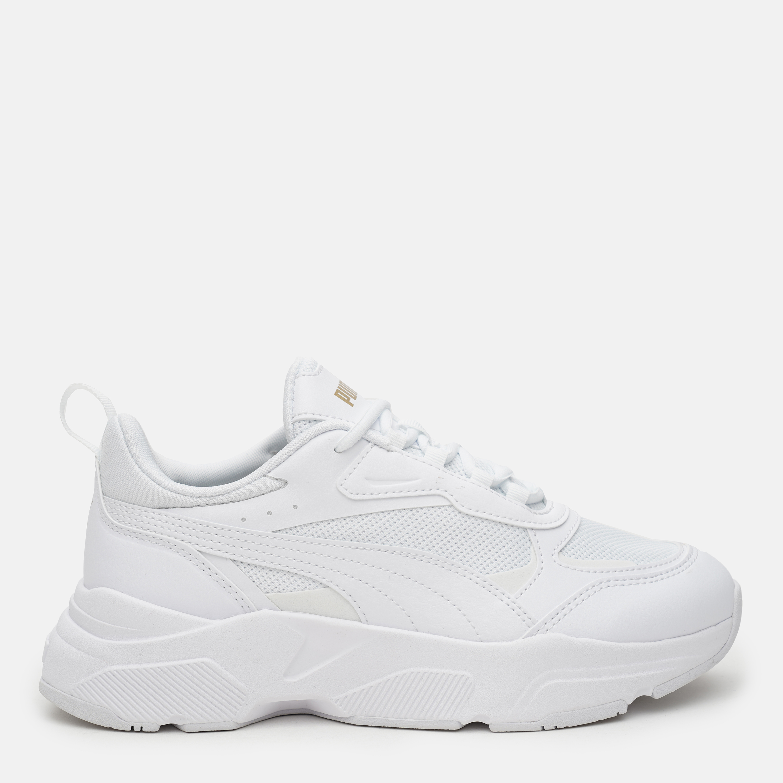 Акція на Жіночі кросівки Puma Cassia 38464701 40 (6.5) 25.5 см Puma White-Puma White-Puma Team Gold від Rozetka