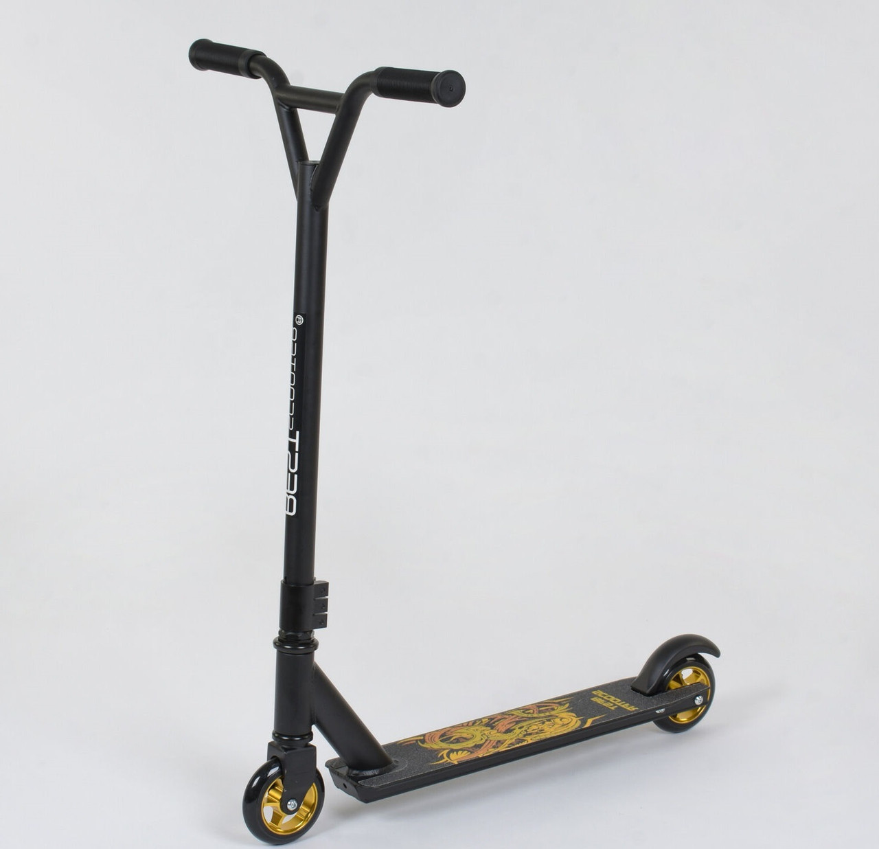 

Самокат трюковый Best Scooter R-276 двухколесный колеса 100 мм Черно-оранжевый на АЛЮМИНИЕВЫХ ДИСКАХ