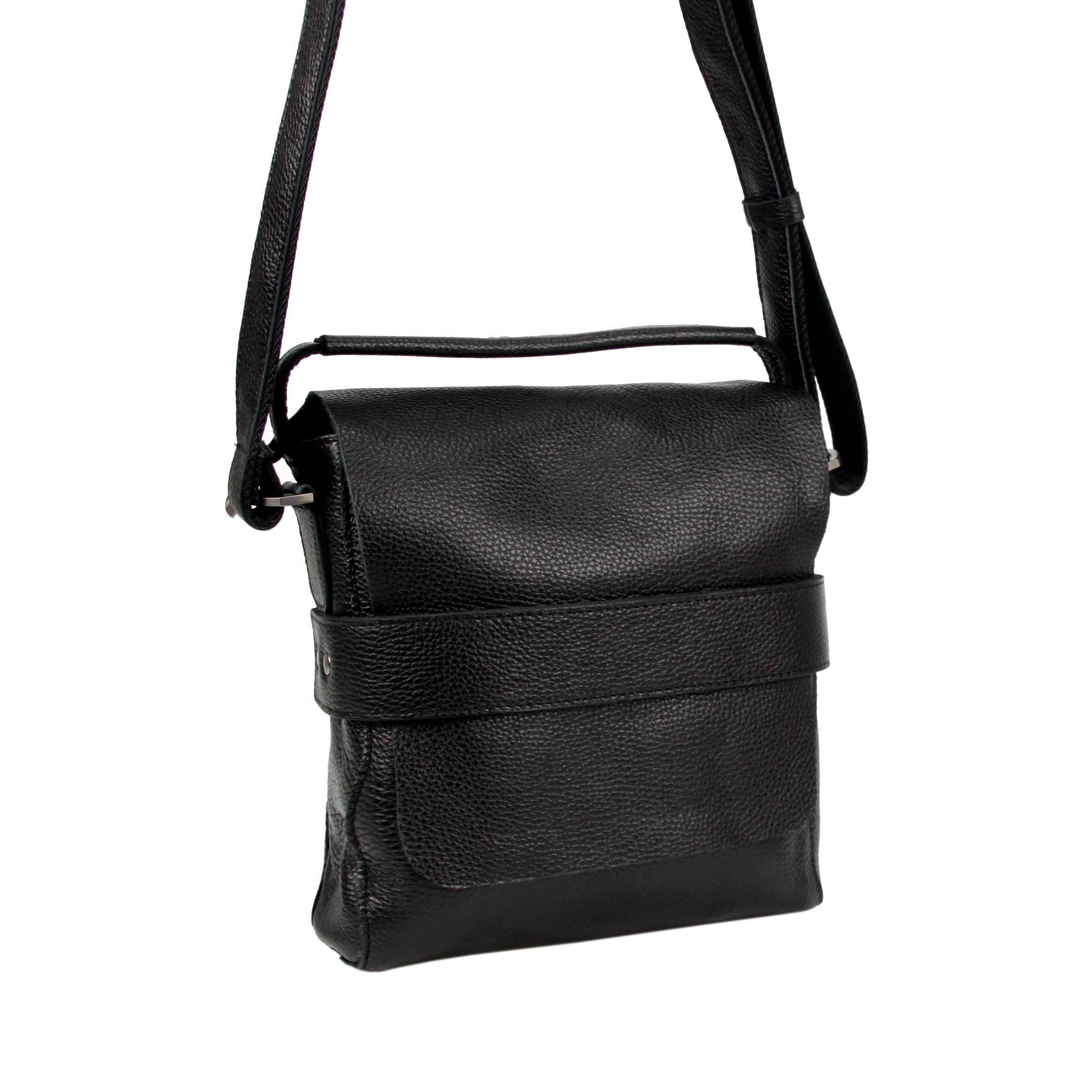 

Мужская кожаная сумка Vesson 4705 черная