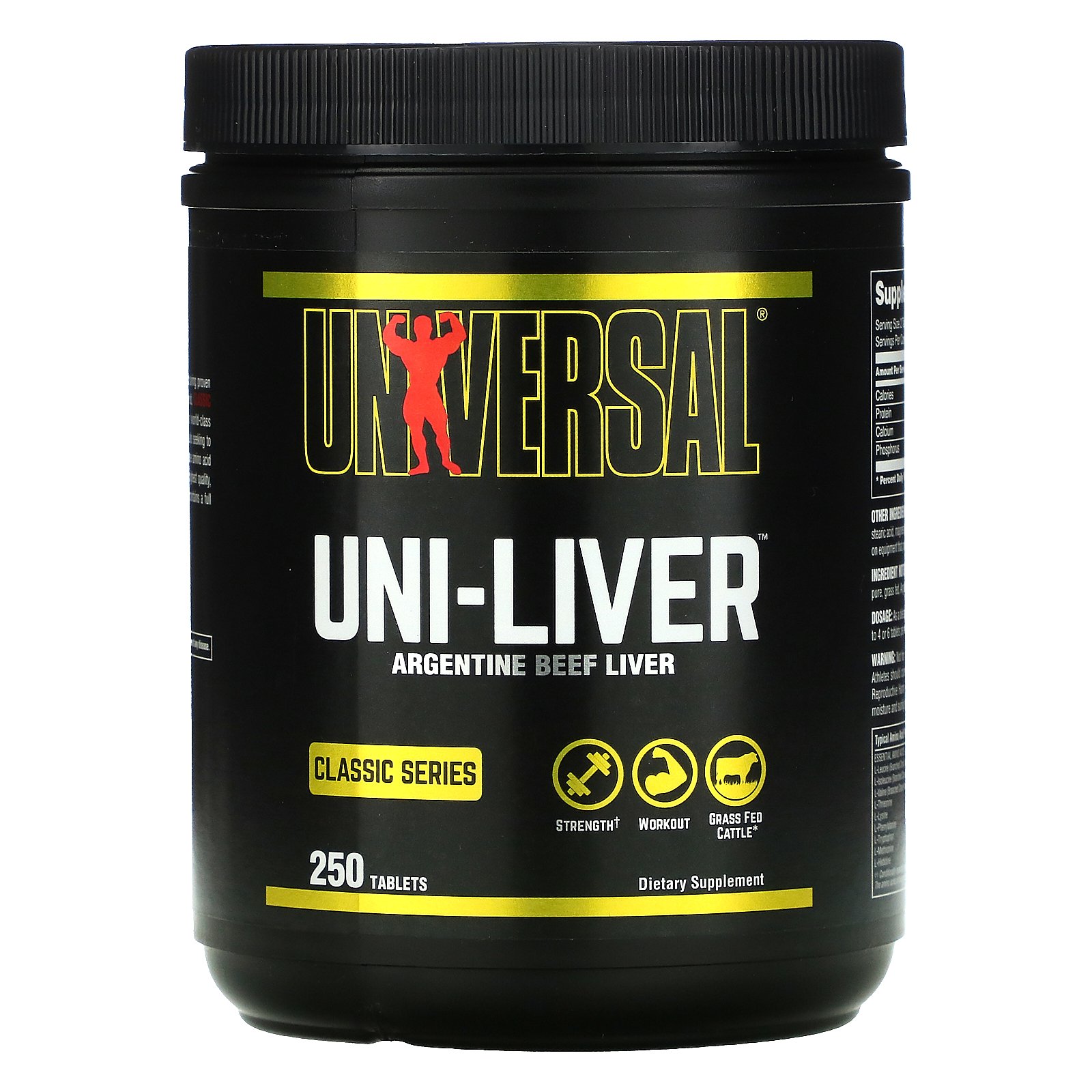 

Аминокислота Universal Nutrition Uni-liver 250 таблеток (4384300729)