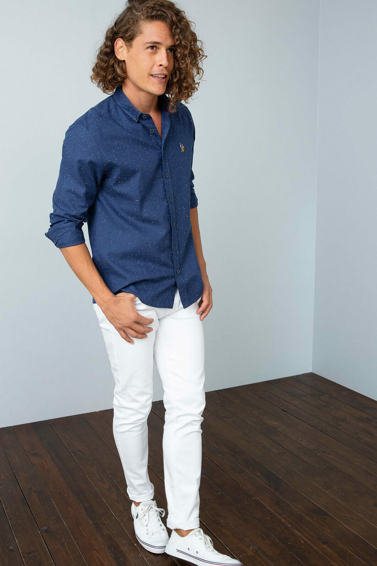 

Рубашка мужская U.. Polo Assn. Синий  (652558 VR033, Рубашка мужская U.S. Polo Assn. Синий S (652558 VR033)
