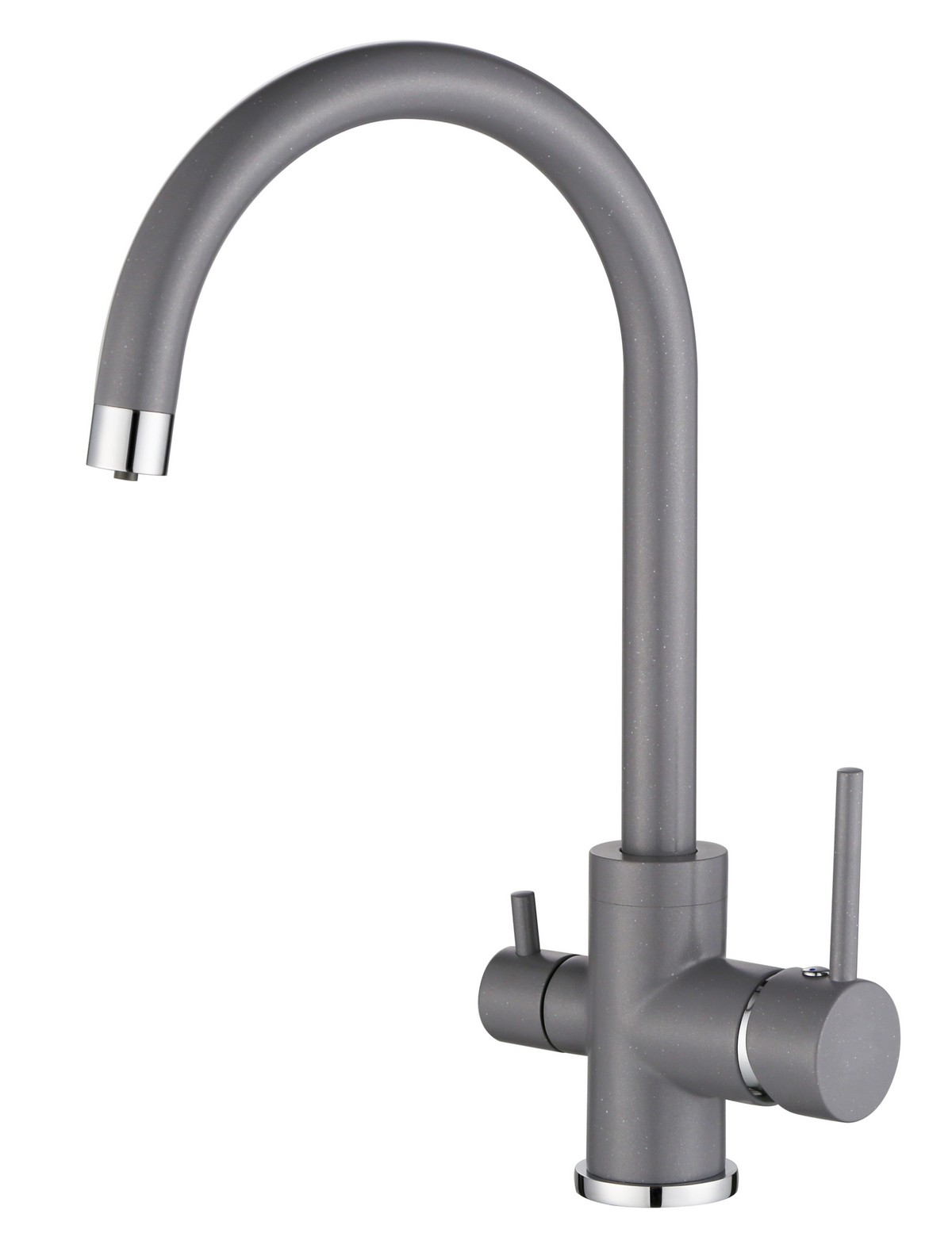 

Кухонный смеситель Aquasanita Sabiaduo 2963 Alumetallic 202 Серый