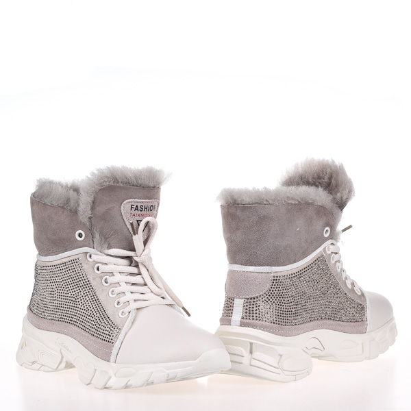 

Ботинки женские зима Allshoes 00-00005809 Бежевый р.36