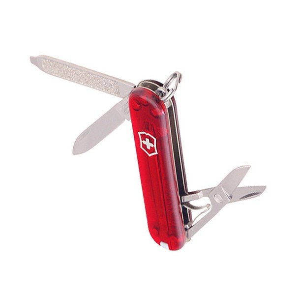 

Ніж Victorinox СLASSIC SD напівпрозорий червоний 0.6223.T