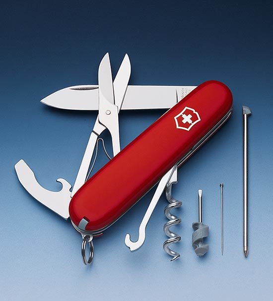 

Ніж Victorinox Swiss Army Compact 1.3405 червоний (Vx13405)