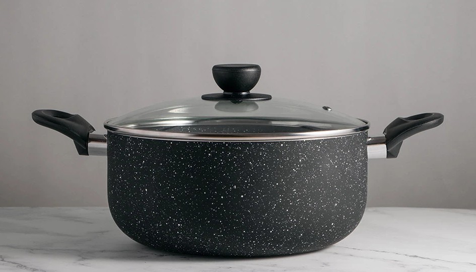 

Кастрюля с крышкой GT-2409-24 покрытие Marble Gusto 24 см 4 л