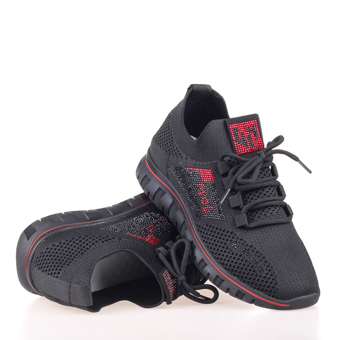 

Кроссовки женские деми Allshoes 00-00006113 Черный р.37