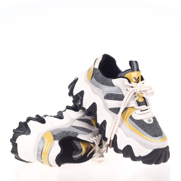 

Кроссовки женские деми Loris Bottega 00-00005699 Серый р.38 (24 см.)