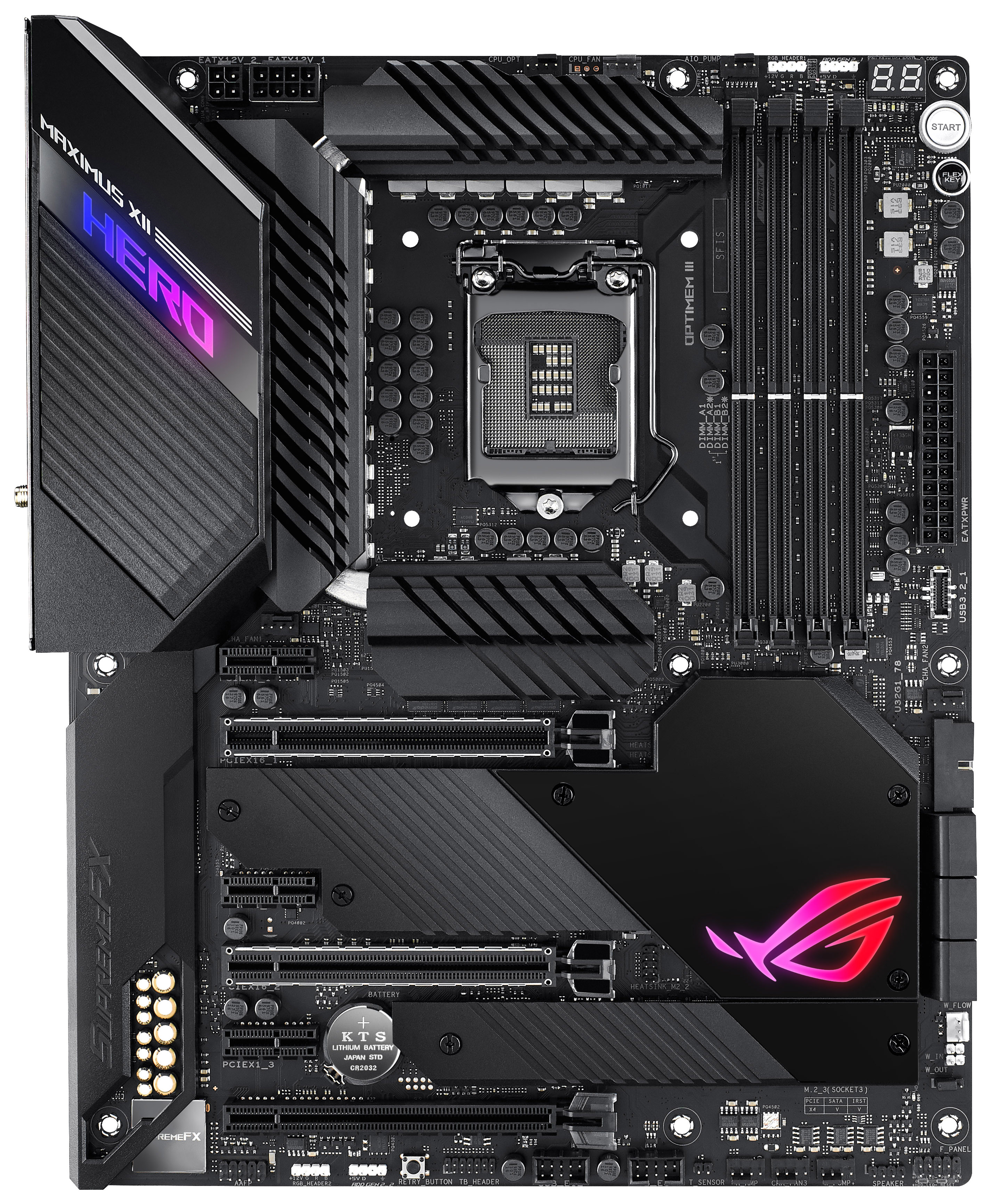 

Материнская плата Asus ROG Maximus XII Hero (Wi-Fi) (s1200, Intel Z490, PCI-Ex16)