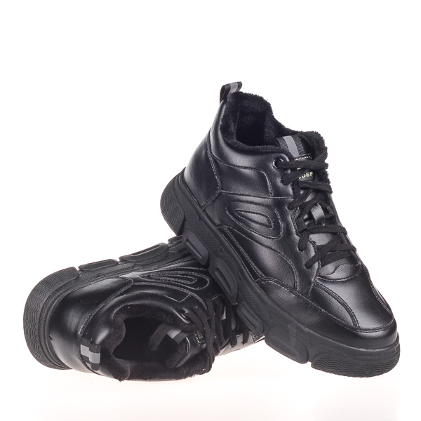 

Кеды женские зима Loris Bottega 00-00005706 Черный р.37 (23 см.)