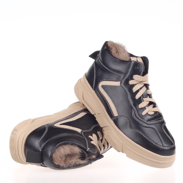 

Кеды женские зима Loris Bottega 00-00005716 Черный р.40 (24,5 см.)