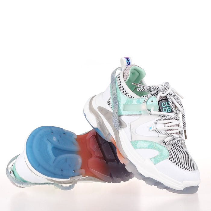 

Кроссовки женские деми Allshoes 00-00006100 Зеленый р.36