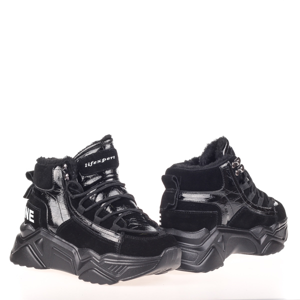

Кроссовки женские деми Allshoes 00-00005871 Черный р.36 (23 см.)