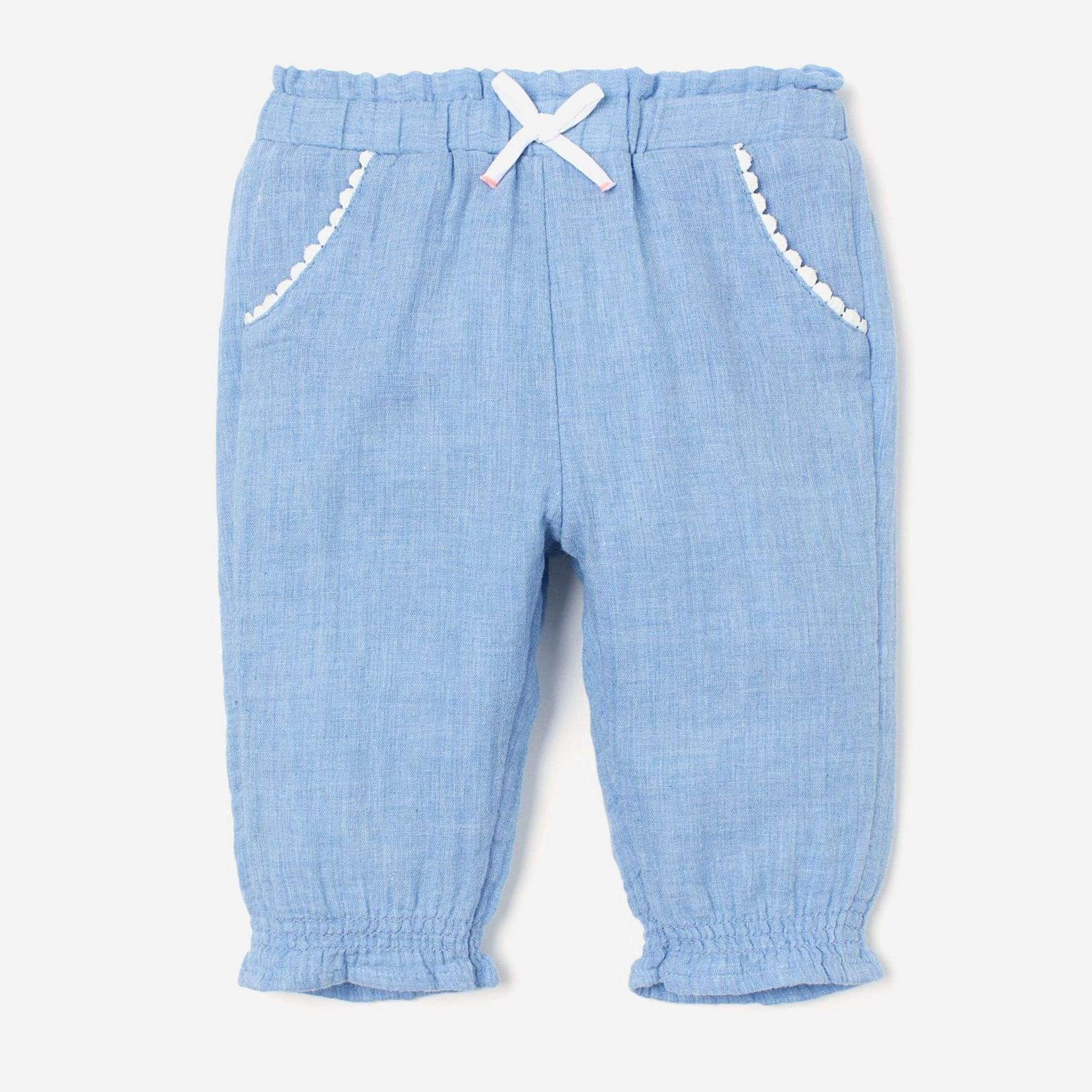 

Брюки H&M 0834229 1 68 см Голубые