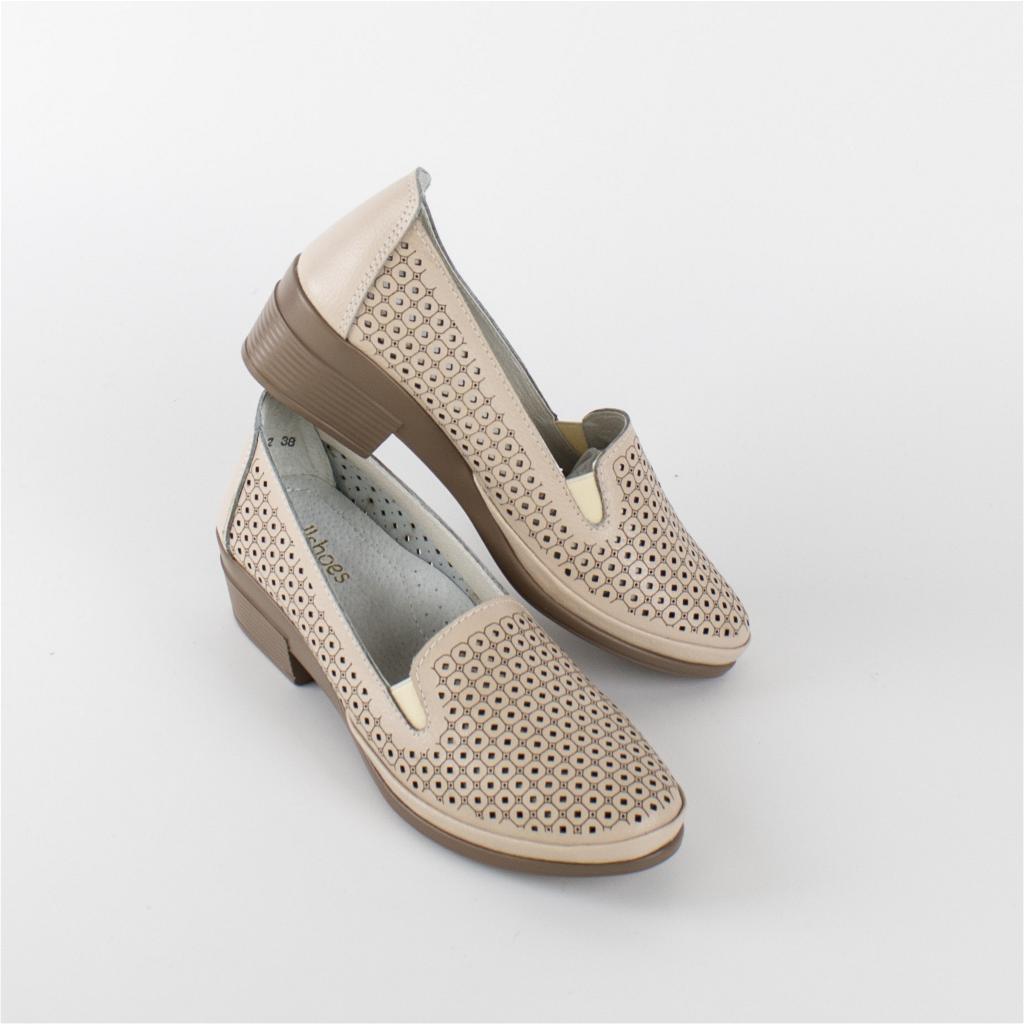 

Туфли женские деми Allshoes 00-00004679 Бежевый р.41 (25,5 см.)