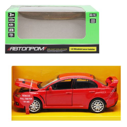 

Машина "АВТОПРОМ: Mitsubishi Lancer Evolution", красная