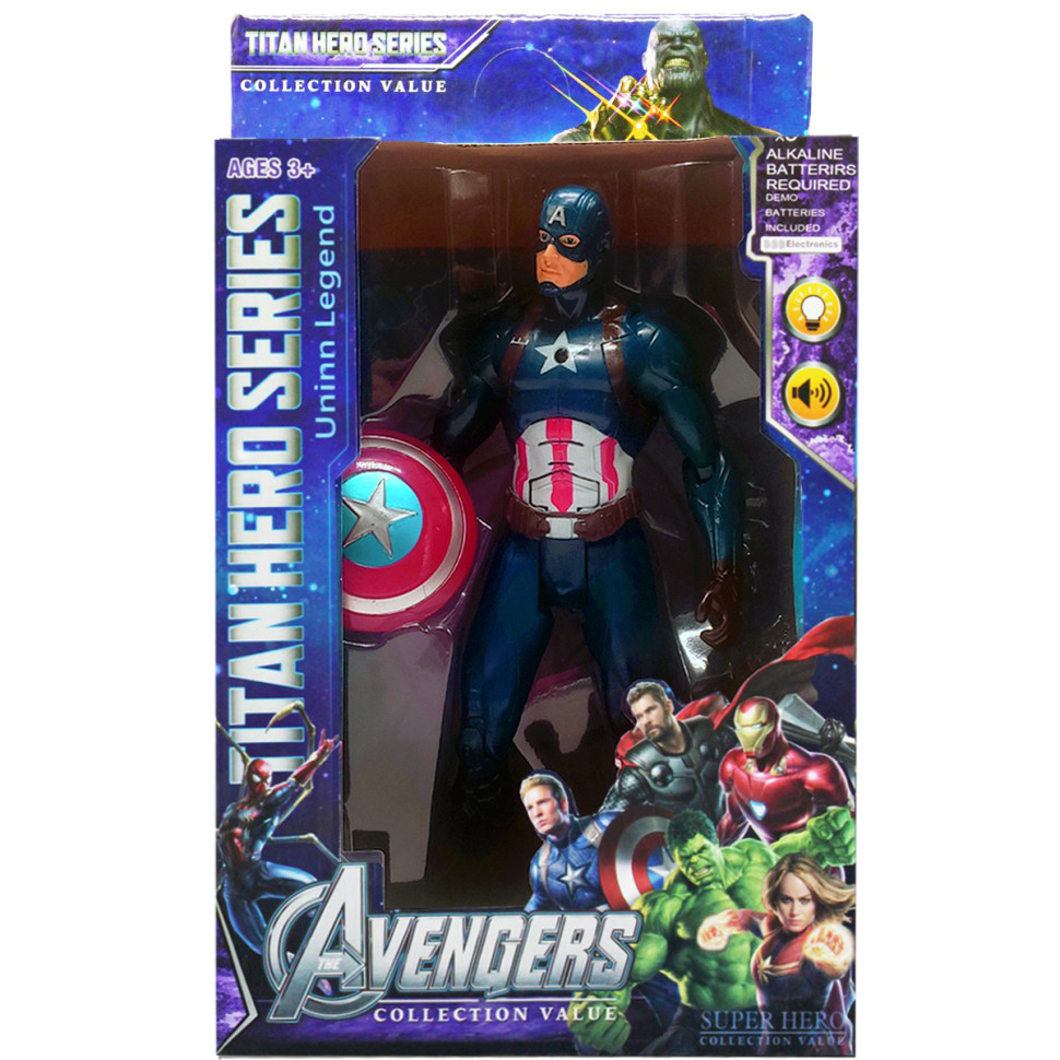 

Фигурка супергероя "AVENGERS" (Капитан Америка с Щитом)